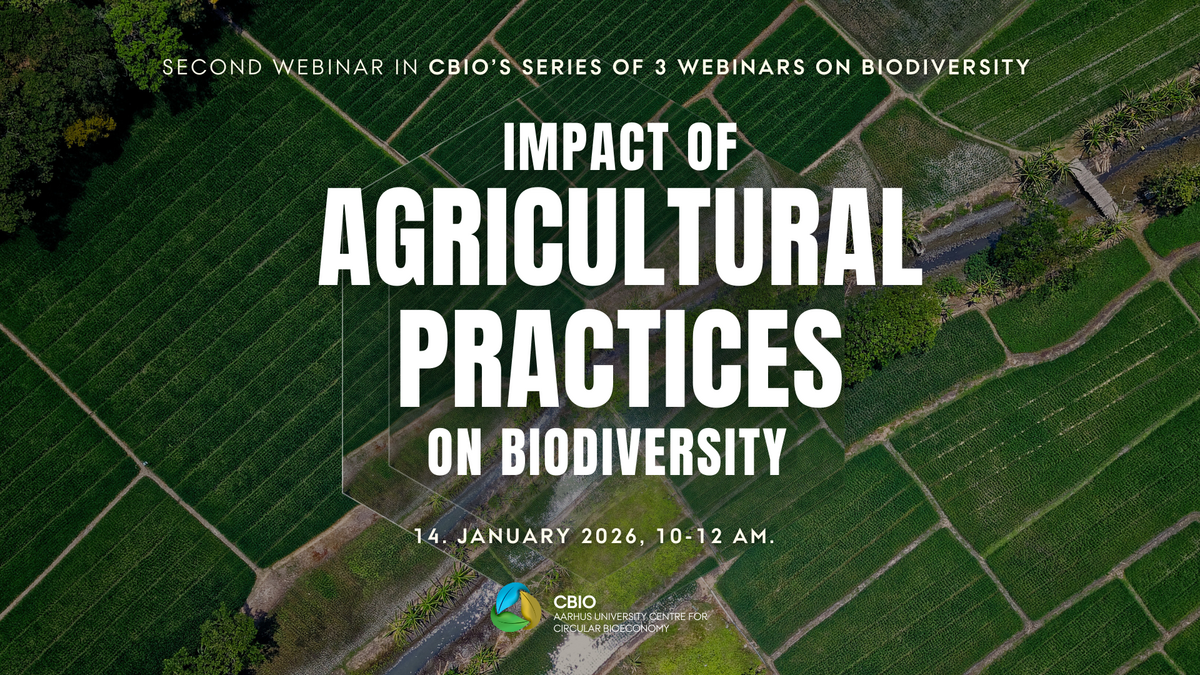 Webinar: Impact of agricultural practices on biodiversity